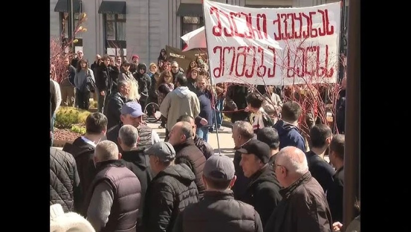 ჭიათურაში მაღაროელთა პროტესტის 30-ე დღეა