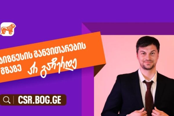“შესაძლებლობები ღიაა, რომ განვითარების გზაზე არ გაჩერდე – საქართველოს ბანკი მცირე და საშუალო ბი