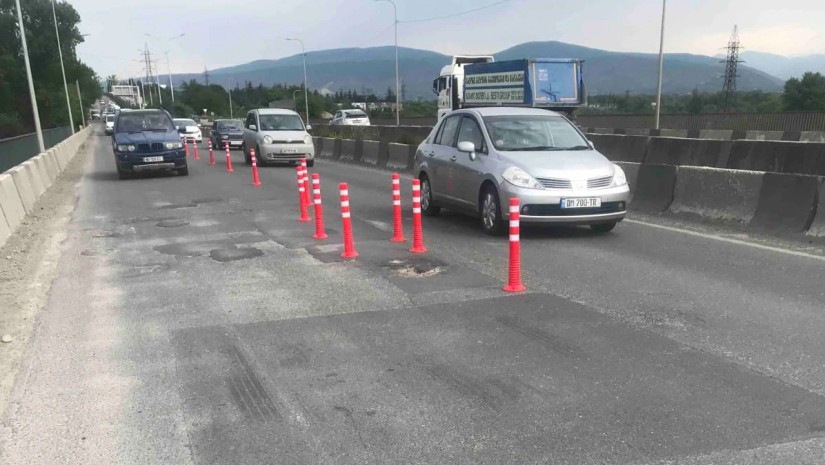 მცხეთის ხიდზე აღდგენითი სამუშაოების გამო, მოძრაობა კვლავ შეიზღუდება – დეპარტამენტი
