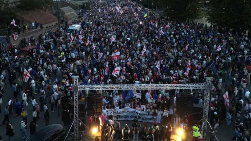 „ძალა ევროპაშია, ძალა ერთობაშია“ – „ევროპის მოედანზე“ აქცია მიმდინარეობს