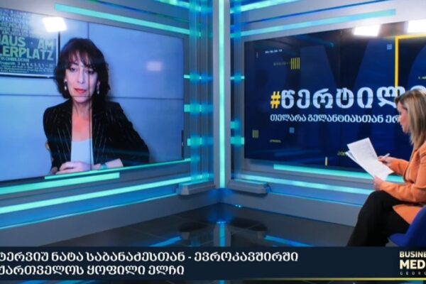 EU-ის გაფართოების [2030 წლის] ტალღაში თუ არ მოვხვდით, შემდეგ ძალიან რთული იქნება – ნატა საბანაძე