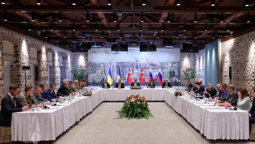 უკრაინისა და რუსეთის დელეგაციების შეხვედრა დასრულდა