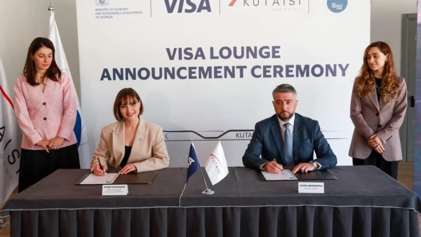 ქუთაისის საერთაშორისო აეროპორტში Visa-ს ბიზნეს ლაუნჯ სივრცე მოეწყობა