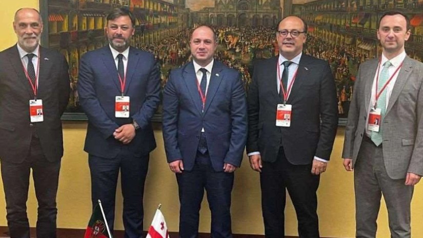 საქართველოს პარლამენტის დელეგაცია პორტუგალიის საპარლამენტო დელეგაციას შეხვდა