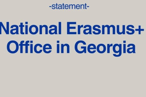 “Erasmus+ პროგრამა საქართველოს არ ტოვებს” – საქართველოში ერაზმუს+ ეროვნული ოფისი “Erasmus+ პროგრამა საქართველოს არ ტოვებს” – საქართველოში ერაზმუს+ ეროვნული ოფისი
