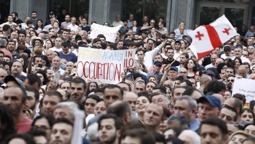 “გაბედე პროტესტი ყოველდღე!” – პროტესტის 202-ე დღე
