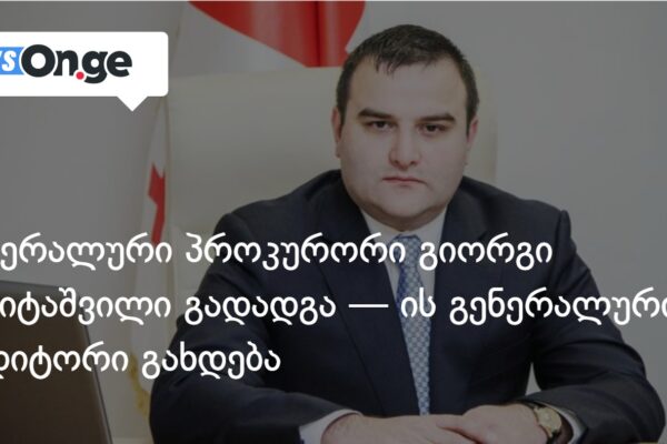 გენერალური პროკურორი გიორგი გაბიტაშვილი გადადგა — ის გენერალური აუდიტორი გახდება გენერალური პროკურორი გიორგი გაბიტაშვილი გადადგა — ის გენერალური აუდიტორი გახდება